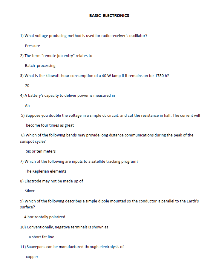 Electronics Technician Licensure Exam Reviewer
