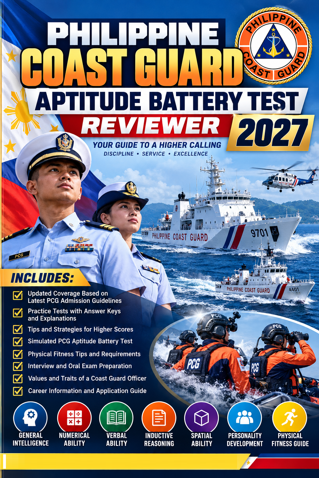Coast Guard Exam Reviewer / Philippine Coast Guard Aptitude Battery Test Reviewer 2027