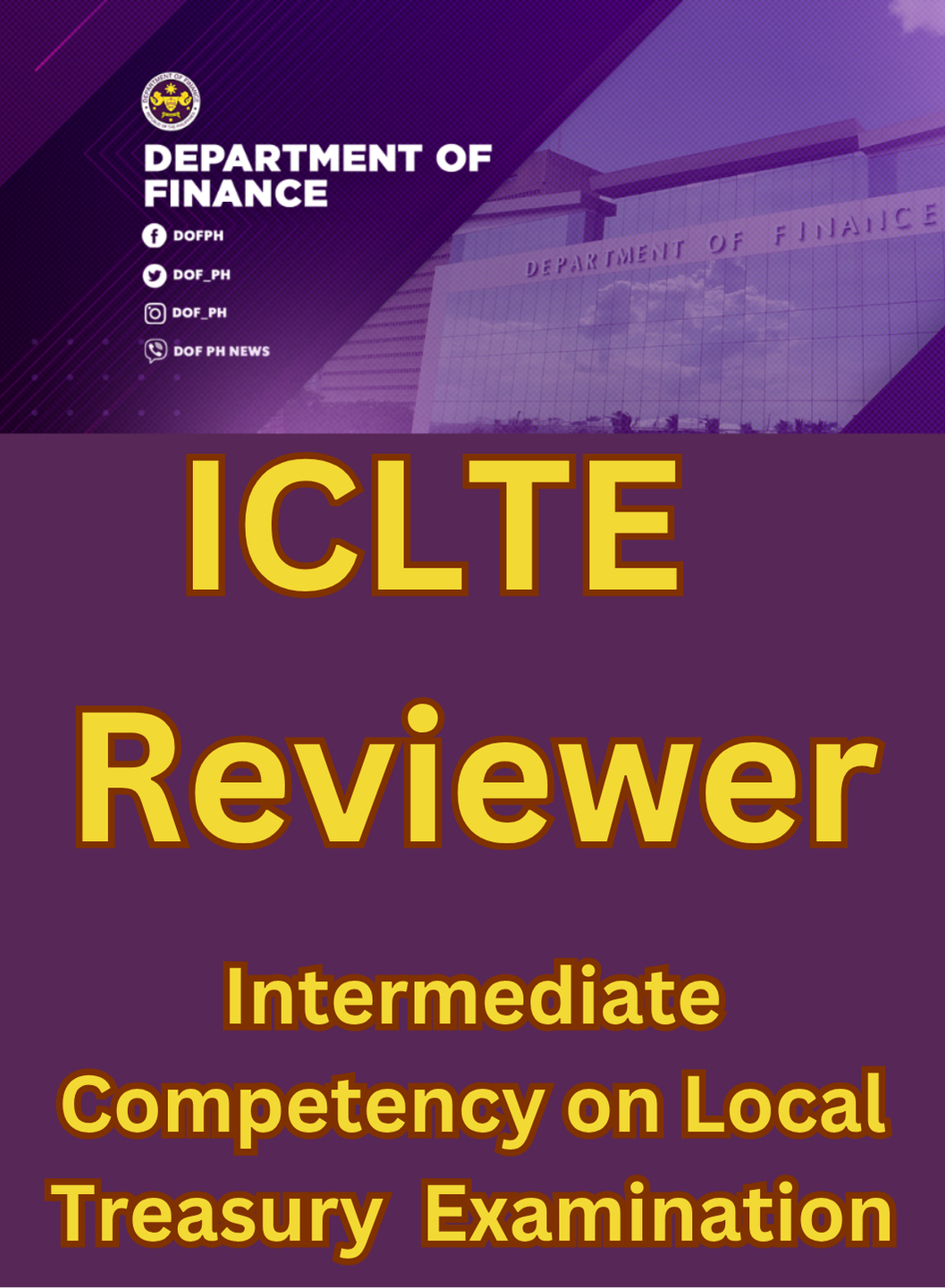 Intermediate Competency on Local Treasury Examination ICLTE Reviewer 2026