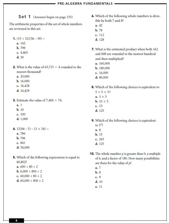 1,000 Algebra Problems with Solutions