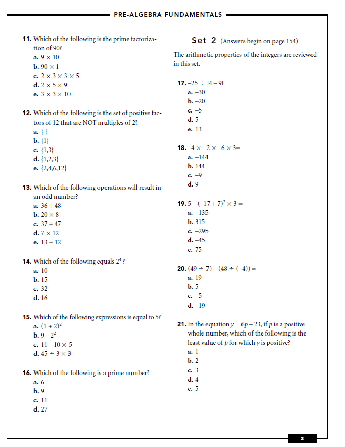 1,000 Algebra Problems with Solutions