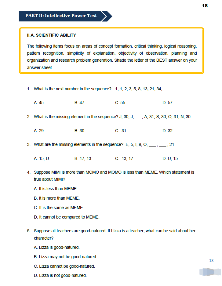 DOST Scholarship Exam Reviewer