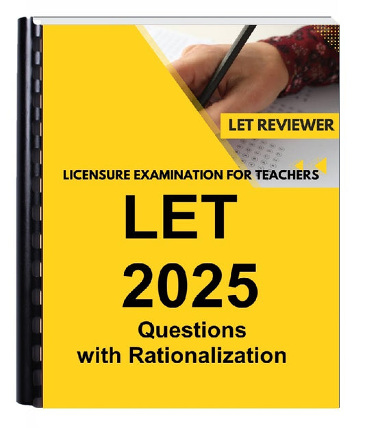 Licensure Exam for Teachers LET Reviewer 2025