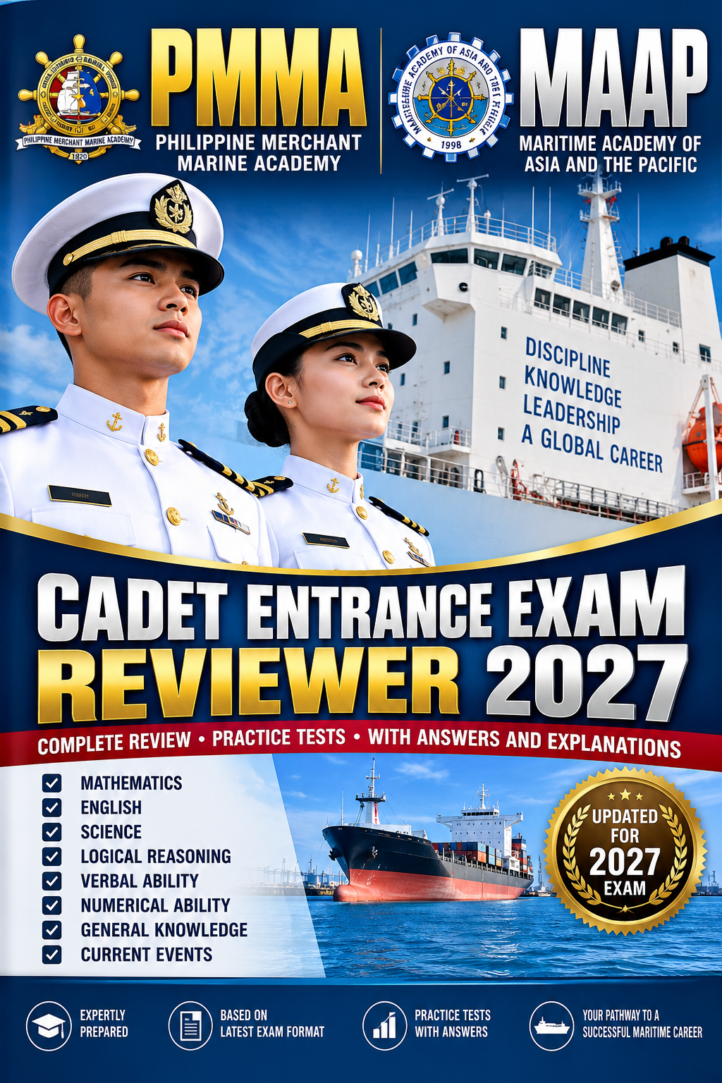 PMMA-MAAP Cadet Entrance Exam Reviewer 2027