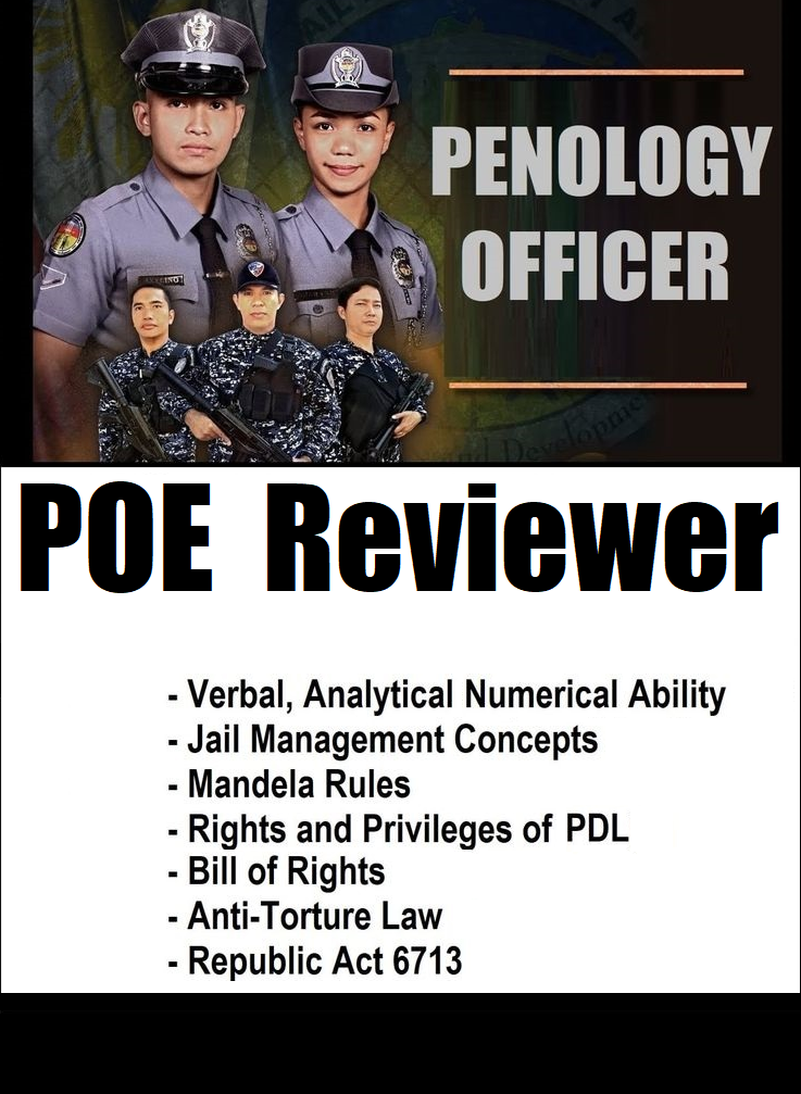 Penology Officer Exam POE Reviewer 2026