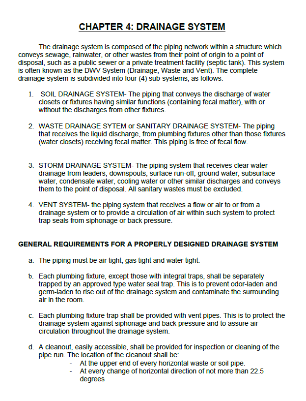 Master Plumber Licensure  Exam Reviewer