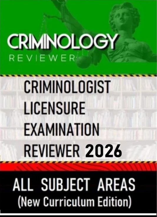 Criminology 2026 Licensure Exam Reviewer