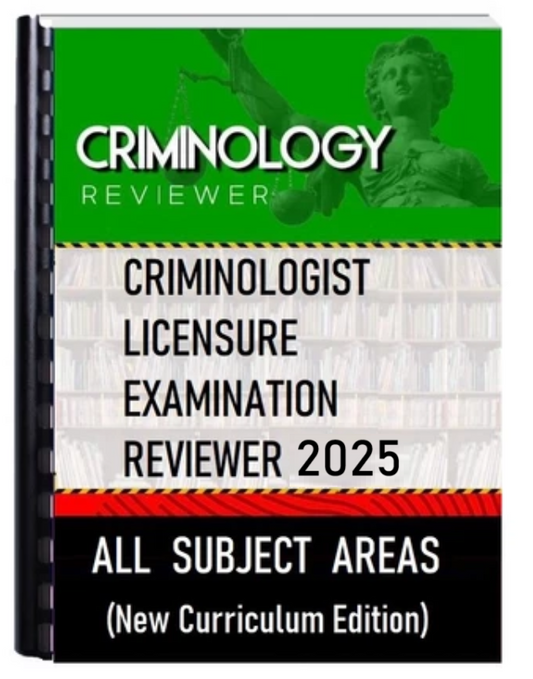 Criminology 2025 Licensure Exam Reviewer