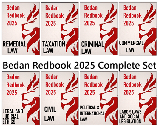 Bedan Redbook 2025 Complete Set Bar Exam Reviewer