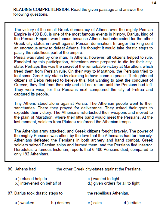 PMMA - MAAP Cadet Entrance Exam Reviewer 2026