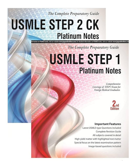 USMLE Platinum Notes Step 1 & 2 CK - The Complete Preparatory Guide
