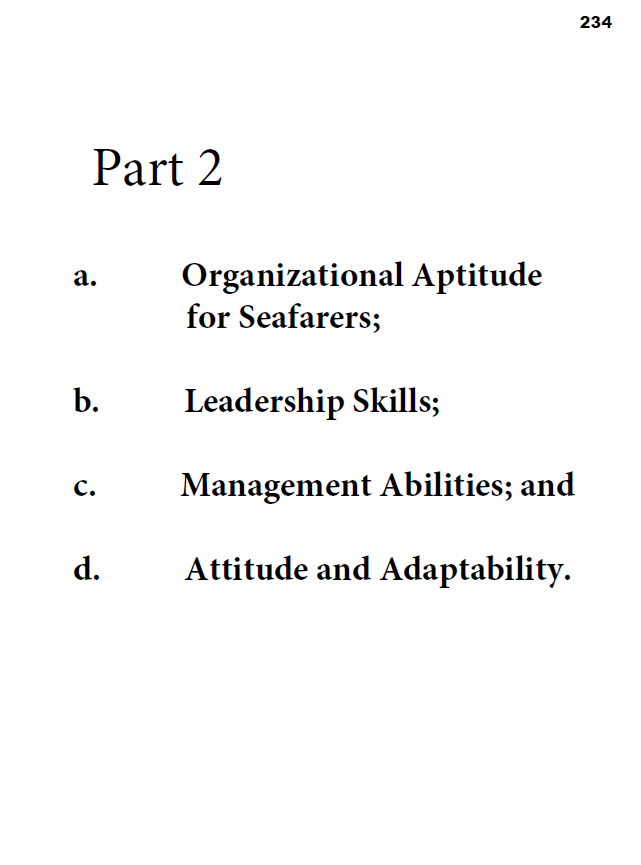 Aptitude Test for Incoming Merchant Marine Students - NaMMAT Reviewer